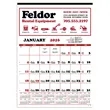 Contractor's 12-Sheet Calendar
