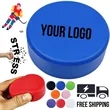 Ice Hockey Puck Stress Reliever Soft Pu Foam Squeeze Toy