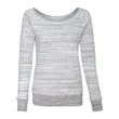 BELLA + CANVAS Women's Sponge Fleece Wide Neck Sweatshirt