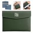 PU Leather A4 Document Holder File Organizer