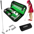 Executive Gift Mini Portable Golf Putter Game Set Kit