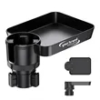 Car Cup Holder Tray with Rotating Food Table
