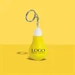 Lightbulb Shaped Stress Relief Keychain
