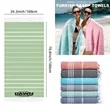 Oversized Bungalow Beach Towel w/ Tasseled Edges