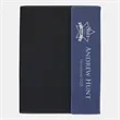 Leatherette Canvas Portfolio with Notepad