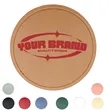 Round PU Leather Waterproof Non-Slip Heat Insulation Coaster