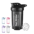 18oz Pro-Grade Tritan Fitness Shaker Bottle with Vortex Ball
