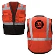 Enhanced Visibility Premium Heavy Duty Vest w/Multi Pockets