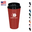 16 oz. USA Made Double Wall Insulated Tumbler W/ Slider Lid