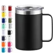 16oz Stainless Steel Insulated Coffee Mug With Handle