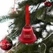 Custom Ornament Bell with Ribbon