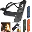 Multitool Magnesium Rod Fire Starters With Whistle Compass