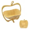 Foldable Bamboo Fruit Basket