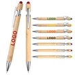 Custom engraving Eco-Friendly Bamboo Stylus Pen "