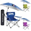 Portable Folding Seats Chair With Carrying Bag And Umbrella