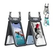 Double Space Waterproof Phone Pouch w/ Touch Screen Window