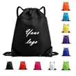 Cinch Sac Bag Drawstring Backpack with Zipper