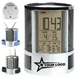 Multifunctional Digital Desk Clock with Display & Pen Holder