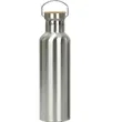 24oz/750ml Silver Insulated Water Bottle  Reusable