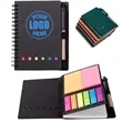 Notebooks with Sticky Notes Pens Lined Notepad Mini Journal