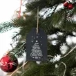 Black Slate Holiday Ornament