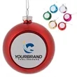 Blank Round Plastic Christmas Tree Ball Decoration