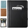 A4 Versatile PU Leather Portfolio w/ Calculator & Clipboard