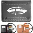 Genuines Leather Unisex Travel Wallet Passport Holder Case