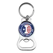 Metal Bottle Opener w/ Split KeyRing Attachment
