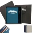 A5 Business Pu Leather Gift Set Hardcover Notebook With Pen