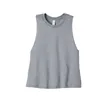 BELLA+CANVAS Women's Racerback Cropped Tank.