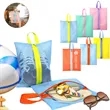 Portable travel mesh beach shoe slippers storage bag