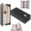 PU leather restaurant coffee bar menu price covers holders