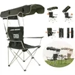 Foldable Portable Beach Chair With Canopy Shade