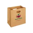 Printed Die-Cut Handle Bags - Brown (Single Sided)