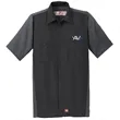 Red Kap Short Sleeve Ripstop Crew Shirt.