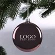 Shatter Resistant Flat Round Holiday Christmas Ornament