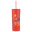24oz Double Wall Tumbler with Straw