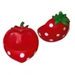Rubber Strawberry Shaped Cell Phone/Accessory Holder