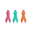 Custom Awareness Satin Ribbon w/Pin