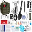 Outdoor Survival First Aid Kit with Tactical Molle Pouch