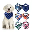 Plaid Cotton Thickened Dog Bandana