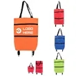 Heavy Duty Foldable Rolling Shopping Bag With Wheels