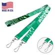 3/4" USA Made Double Ended Dye-Sub Lanyard