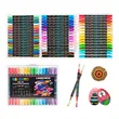 48-Color Dual-Tip Acrylic Marker Set