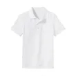 Boys' Uniform Polos - Small White Short Sleeve