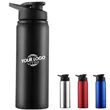 17/23 Oz. Stainless Steel Single Wall Water Bottles With Lid