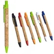Wheat Straw Eco Friendly Cork Recycled Ballpoint Pens