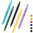 Custom Printed Bright Solid Color Plastic Ballpoint Pen