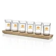 Shot Glasses Set on Acacia - Imprinted